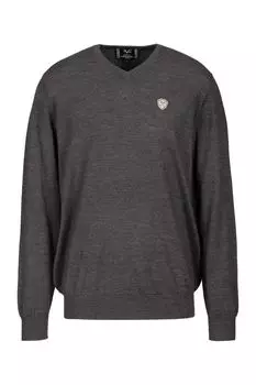 Пуловер Versace V Ausschnitt Rocco, серый