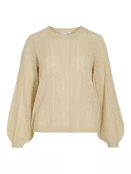 Пуловер Vila, бежевый