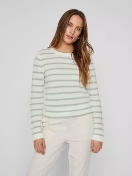 Пуловер Vila, цвет grn/wei