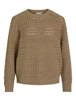 Пуловер Vila, коричневый