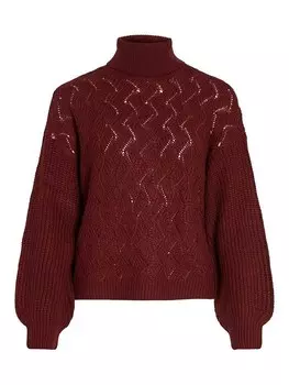 Пуловер Vila Pullover, бордо