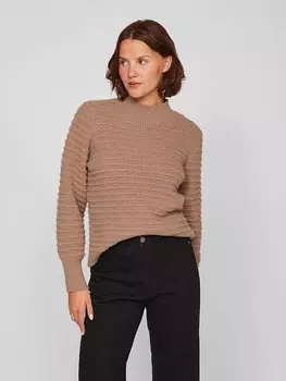 Пуловер Vila Pullover, коричневый