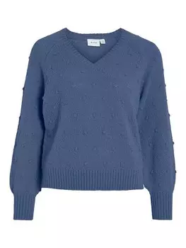 Пуловер Vila Pullover, синий