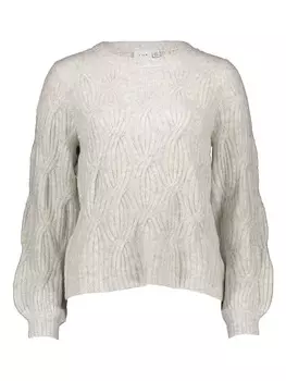 Пуловер Vila, светло-серый