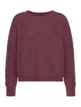 Пуловер Vivance Rundhals, цвет aubergine