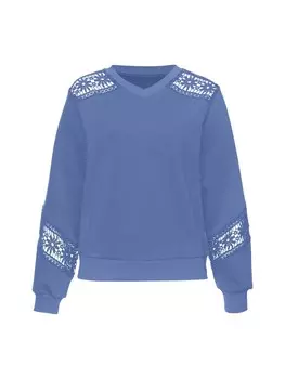 Пуловер Vivance Sweatshirt, цвет royalblau