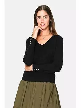 Пуловер William de Faye, черный