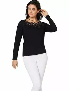 Пуловер WITT WEIDEN, черный