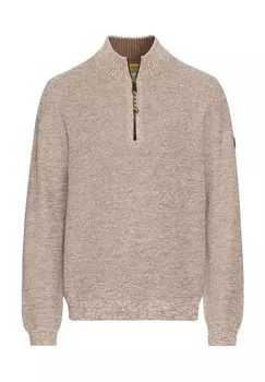 Пуловер, воротник тройник, мужской Camel active, цвет 18 Sand