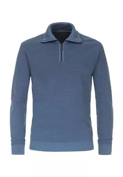 Пуловер, воротник тройник, мужской CASAMODA, цвет 127 Blau