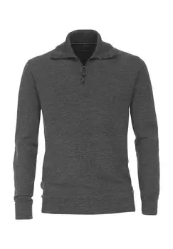 Пуловер, воротник тройник, мужской CASAMODA, цвет Gruen