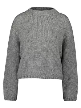Пуловер Zero Strickpullover mit Stehkragen, цвет GreySilver