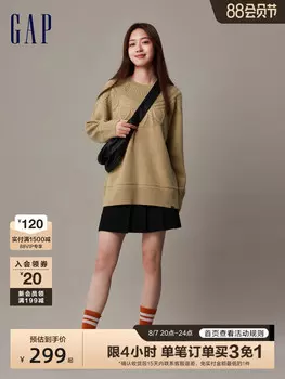 Пуловер женский Gap в западном стиле, коричневый