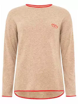 Пуловер Zwillingsherz, бежевый