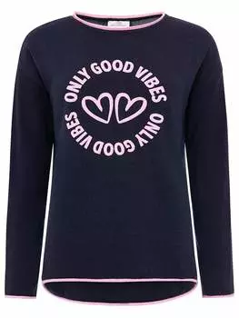 Пуловер Zwillingsherz, темно-синий