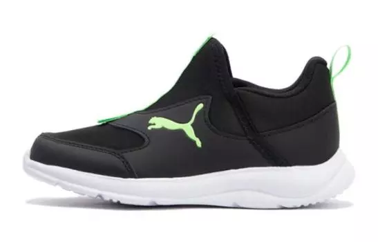 Puma Fun Racer Kids Lifestyle обувь PS, Black/Green