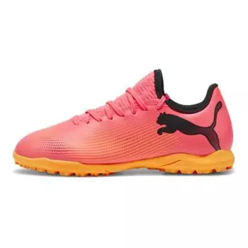 Puma Future Kids Футбольные бутсы для детей, Red, black and yellow