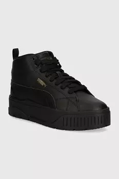 Puma Karmen II Mid кожаные кроссовки, черный