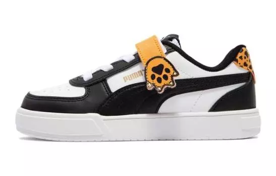 Puma Kids Обувь для скейтбординга Детская, Black-white-yellow