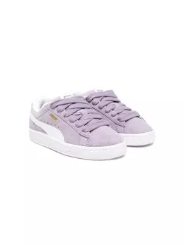Puma Kids замшевые кеды XL, фиолетовый