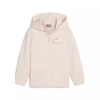 PUMA Little Kids ESS+ Толстовка с капюшоном для детей, цвет island pink