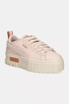 Puma Mayze Dusty Summer кожаные детские кроссовки, розовый