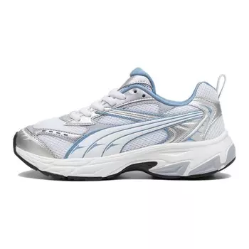 Puma Morphic Kids Lifestyle обувь GS, Sea Salt/Silver Metallic/Blue Agate