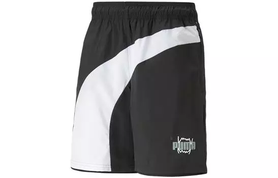 Puma Мужские баскетбольные шорты, цвет Black/White