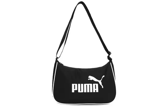 PUMA Портативная сумка через плечо из полиэстера, обычная, унисекс, черная