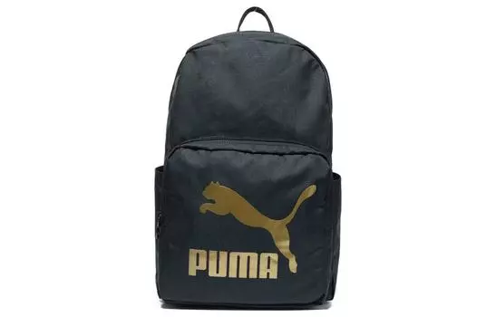 PUMA Рюкзак Originals Urban Fabric, стандартный, унисекс, черный/золотой