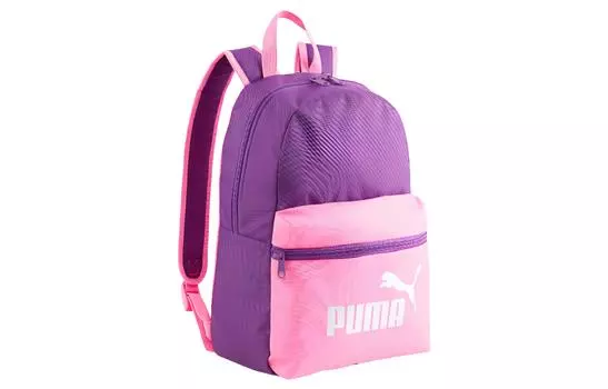PUMA Рюкзак Phase из полиэстера, маленький размер, женский, клубнично-фиолетовый, трендовый цвет