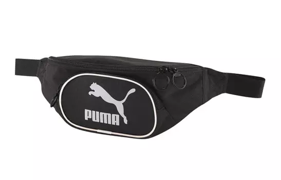 PUMA Тканевая поясная сумка-трансформер унисекс, черная
