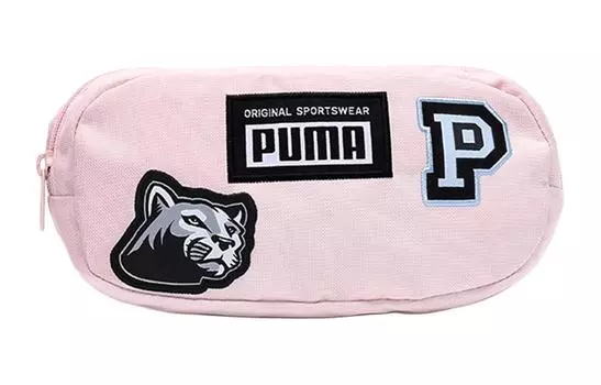 PUMA Тканевая поясная сумка-трансформер унисекс розового цвета