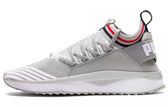 Puma Tsugi Lifestyle Shoes Men Low-top Gray/White/Red