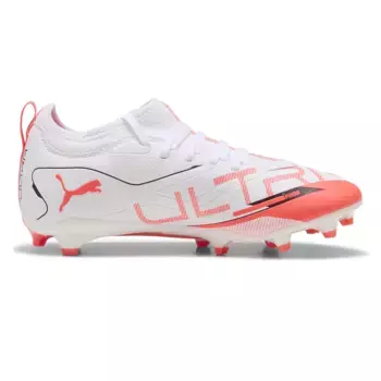 Puma Ultra 5 Match FG/AG Детские футбольные бутсы, белый