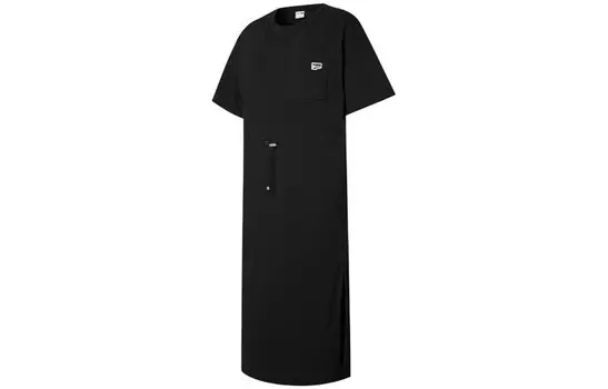 Puma Женские шорты-платье с рукавами, цвет Black