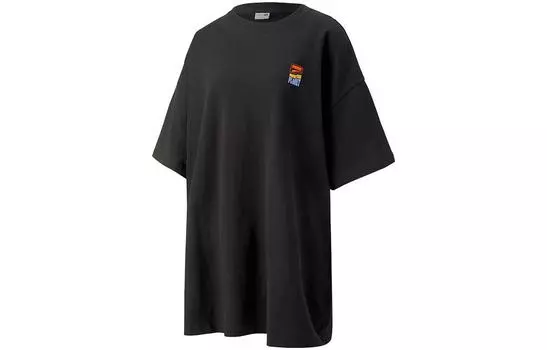 Puma Женские шорты-платье с рукавами, цвет Black