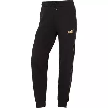 PUMA Женские трикотажные спортивные брюки FW24, черные