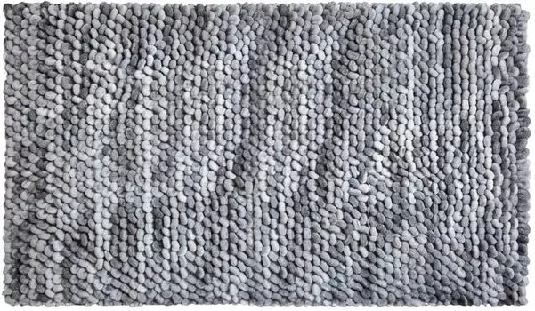PUNTO Коврик для ванной 70x120 см серебристо-серый GRUND, серебро