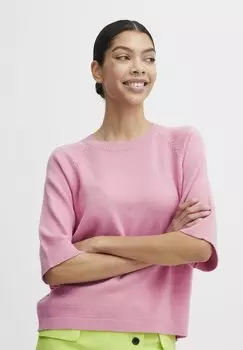 Пунто трикотаж b.young BYNONINA LOOSE, цвет begonia pink