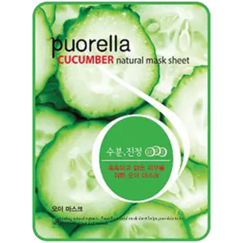 Puorella освежающая маска для лица - огурец, 21 г