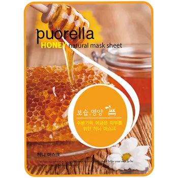 Puorella питательная маска для лица - мед, 21 г