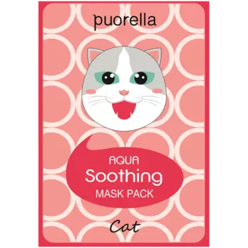 Puorella успокаивающая маска для лица - кошка, 23 г