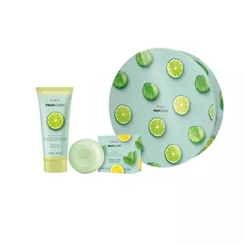 Pupa Gift Box Fruit Lovers Kit Ii N.002 Бергамот - Молочко для душа + твердый шампунь, Red