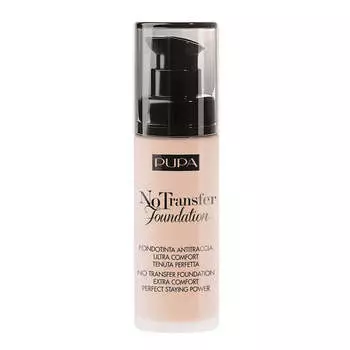 Pupa Milano No Transfer Foundation SPF15 Увлажняющая тональная основа 100 Фарфор 30 мл