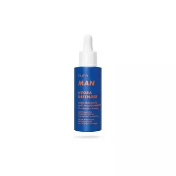 Pupa Milano Pupa Man Hydra Defender 30 мл Увлажняющая сыворотка против загрязнения лица увлажненная и защищенная