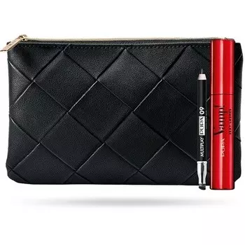 Pupa Multiplay Двусторонняя подводка для век Kajal Eyeliner 2-In-1 09 Deep Black And Vamp Sexy Lashes Тушь для ресниц без парабенов 001 Black - 12 г и 12 мл Pupa Milano