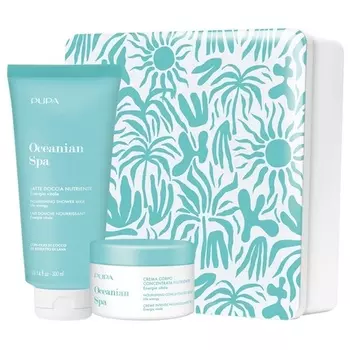 Pupa Oceanian Spa Kit 2 - Питательное молочко для душа 300 миллилитров и крем для тела 150 миллилитров Pupa Milano
