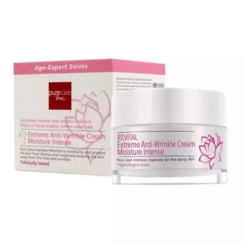 Pure Care Bsc Интенсивный увлажняющий крем против морщин 135г, clear pink