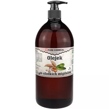 Pure Chemie, Миндальное масло из сладкого миндаля + дозатор, 1000 мл